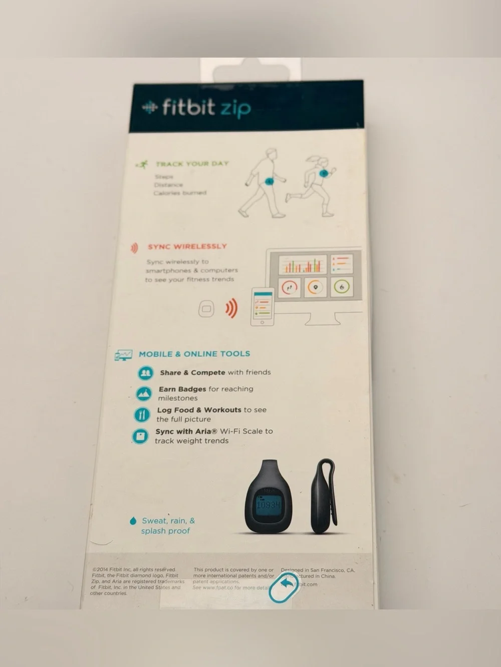 Fitbit Zip, New, Full Set, Fitness Tracker, Fitness Tracker, Smartwatch